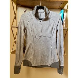 Lululemon quarter zip with zip pocket pull over